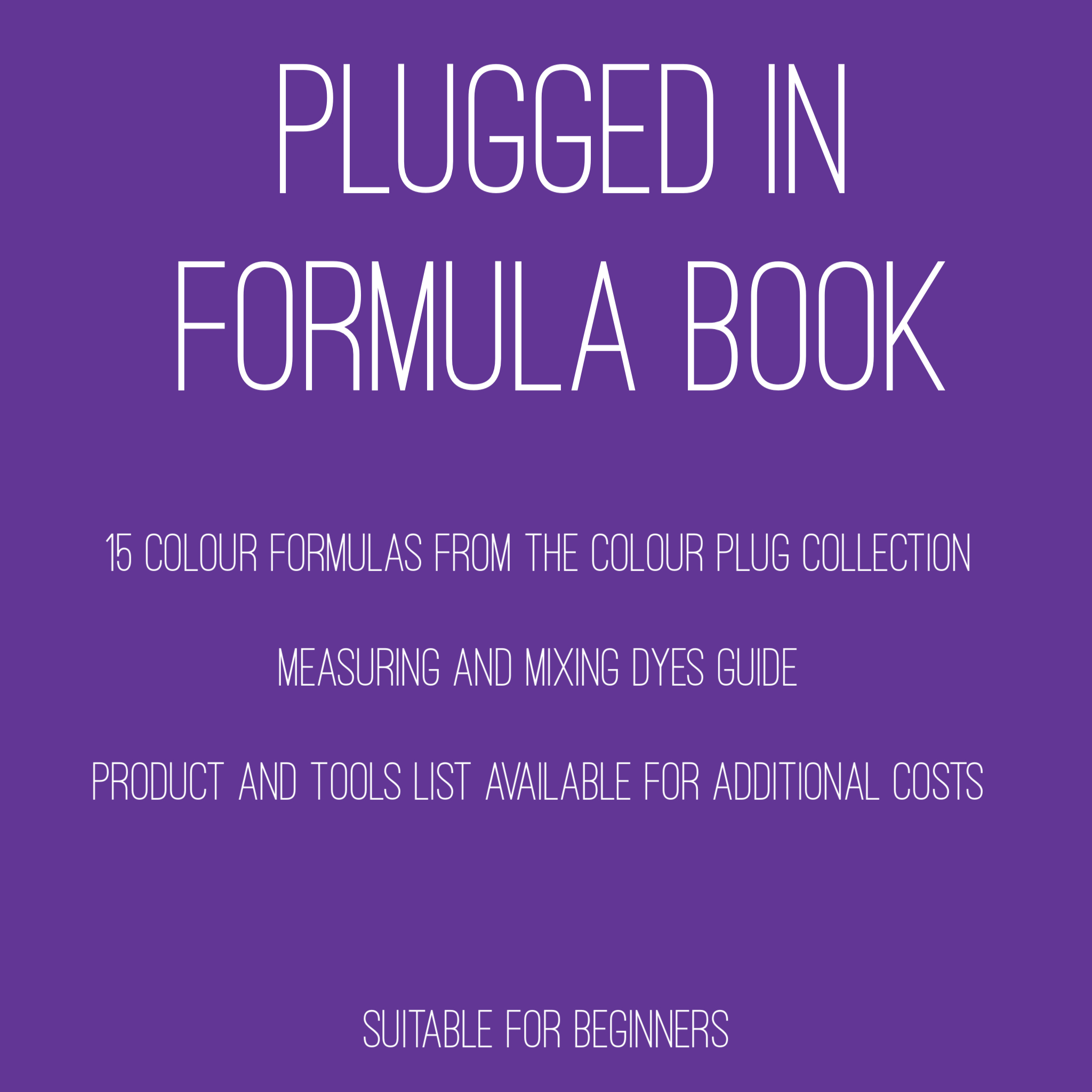 The Colour Plug Formula book » The Colour Plug